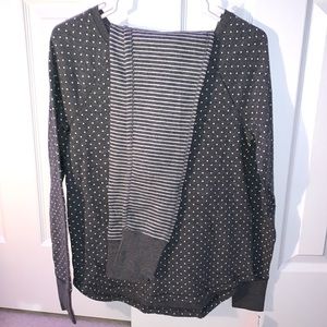 Xhilaration Grey Sleepwear Set (Long Sleeve Top & Pants) | Women’s Size S